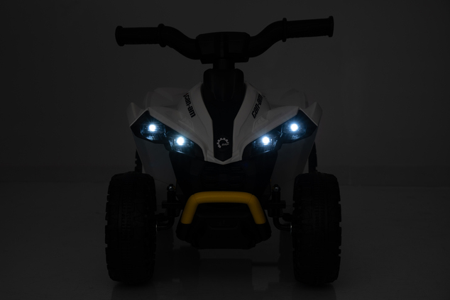Licencovaná dětská elektrická mini čtyřkolka 25 W | Can-Am Renegade | Lithiový akumulátor 7,2 V | Bílá