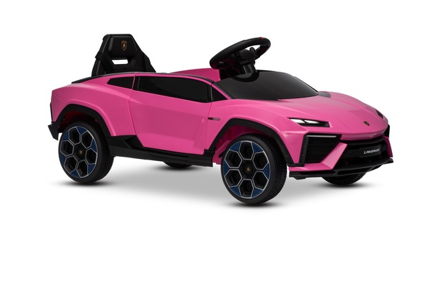 Electric Ride-on Car Lamborghini Lanzador 12V with rear-wheel drive, licensed (Single seater), pink,