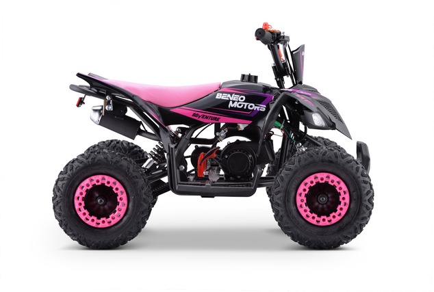 Mini quad à essence 50 cm³ | Beneo Motors Adventure | Pour enfants de 4 à 8 ans | Limiteur de vitess