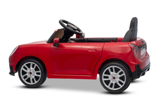 Electric Ride-on car Mini Cooper 12V, red, MP3 Player with USB and Bluetooth connection, 2.4 GHz rem