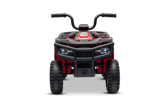 Licensed electric Ride-on quad Arctic Cat 12V with rear wheel drive, red, LED lights, Lithium batter