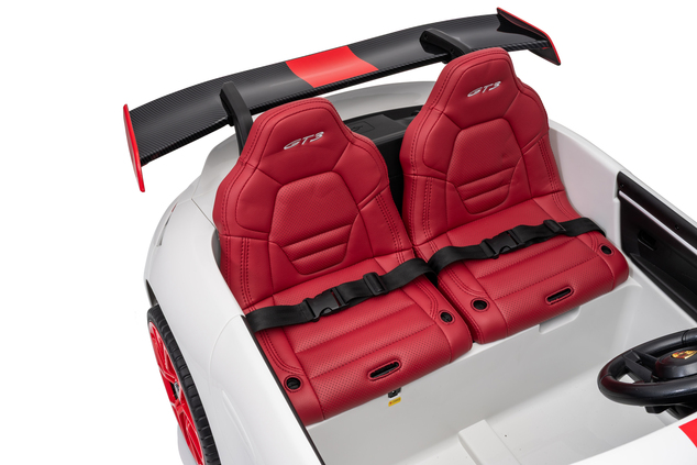 Porsche 911 GT3 RS macchina elettrica per bambini 24V 4x4 | con licenza | Beneo Motors | 2 posti | Batteria al litio | Sedili in similpelle ROSSI | Ruote EVA