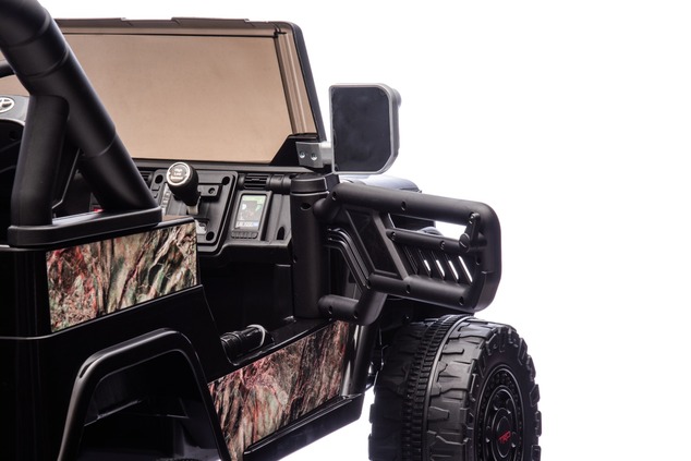 Electric Ride-on car Toyota FJ Cruiser XXL with 4x4 drive, licensed (Two-seater), sand-black, Portab