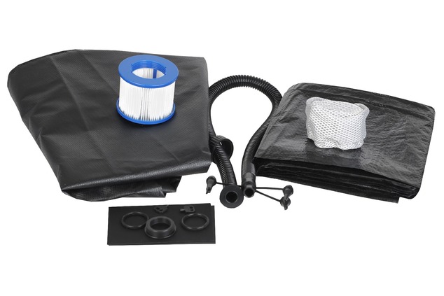 BeneoSpa NEW Portable Inflatable Bubble Spa, Hot Tube, Jacuzzi, Black-White