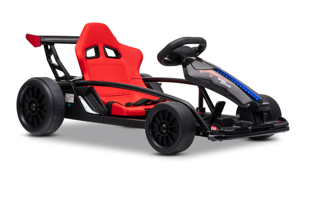 Drift kart elettrico per bambini 24 V | Beneo Motors Drift Car | Nero | 2 × 200 W | Batteria al litio