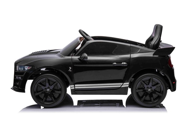 Ford Shelby Mustang GT 500 Cobra Electric Ride-on car, Black, 2.4 GHz Remote control, USB input, LED
