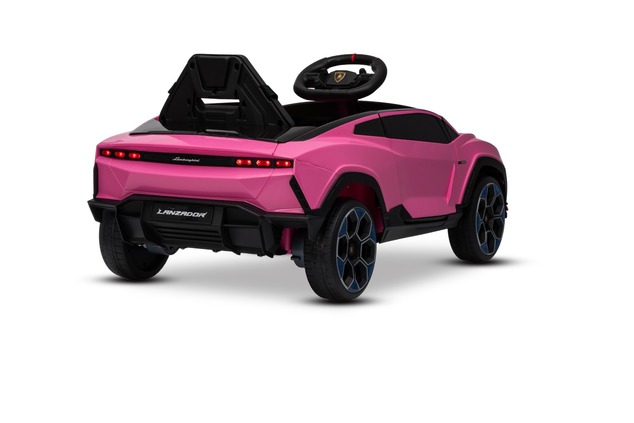 Electric Ride-on Car Lamborghini Lanzador 12V with rear-wheel drive, licensed (Single seater), pink,