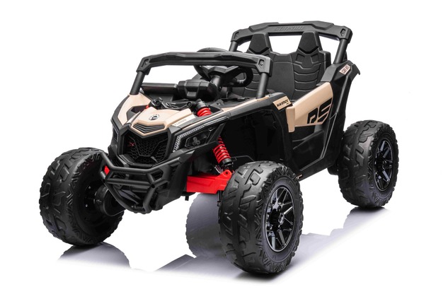 Electric Ride-on car Can-am Maverick One-seater with 4X4 drive, Black, Independent suspension, 2.4 G