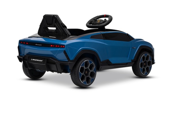 Electric Ride-on Car Lamborghini Lanzador 12V with rear-wheel drive, licensed (Single seater), blue,