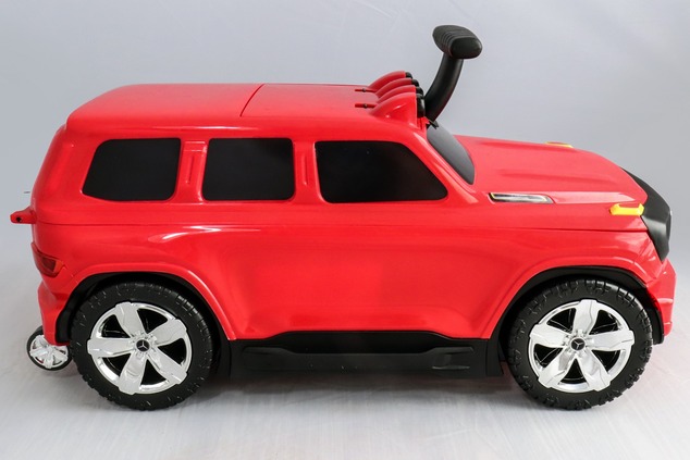 Kids Pull Along Licensed Mercedes-Benz  Ener-G-Force Luggage- Red Small Travel Bag
