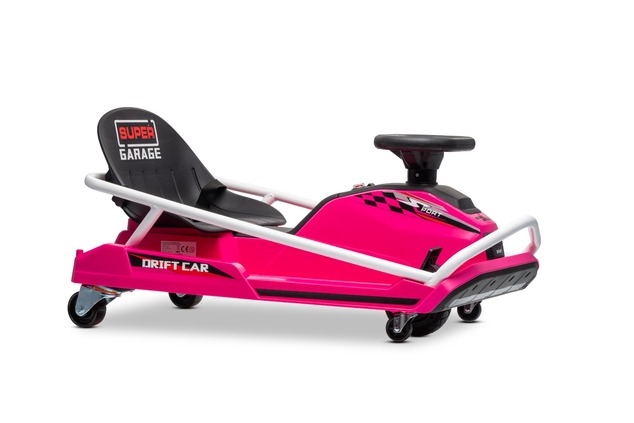 Drift kart elettrico 24V | Beneo Motors | Rosa | Motore brushless 300 W | Batteria al litio | Modali