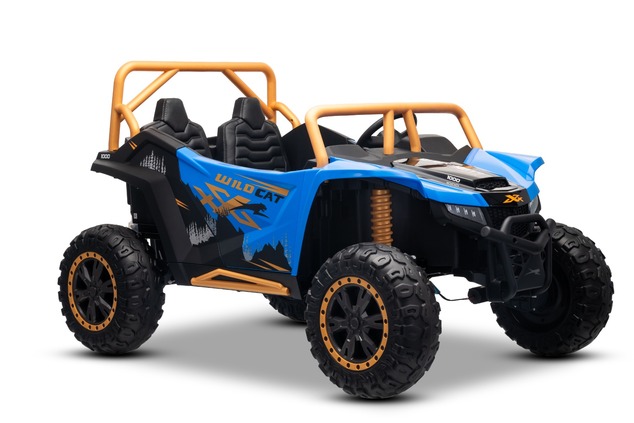 Electric Ride-on buggy Artic CAT XXL 4x4 24V, blue, two-seater, Soft EVA wheels, Powerful engines, L