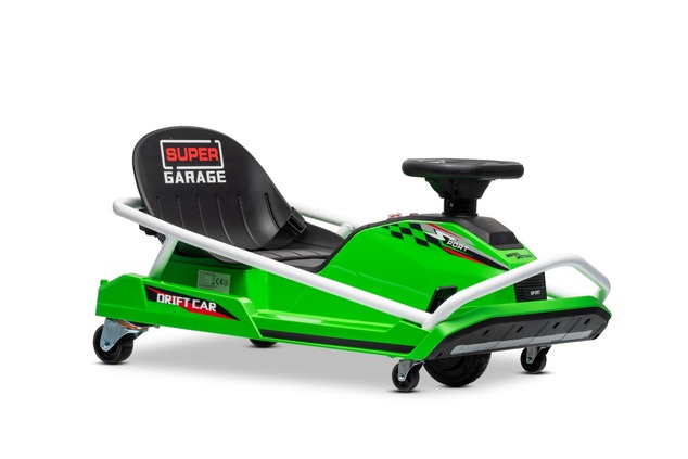 Drift kart elettrico 24V | Beneo Motors | Verde | Motore brushless 300 W | Batteria al litio | Modal