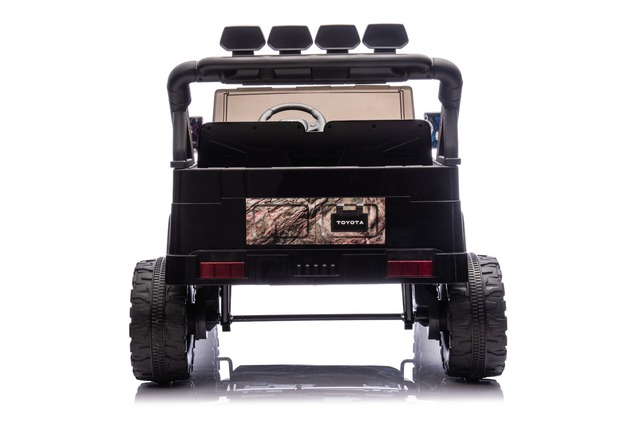 Electric Ride-on car Toyota FJ Cruiser XXL with 4x4 drive, licensed (Two-seater), sand-black, Portab