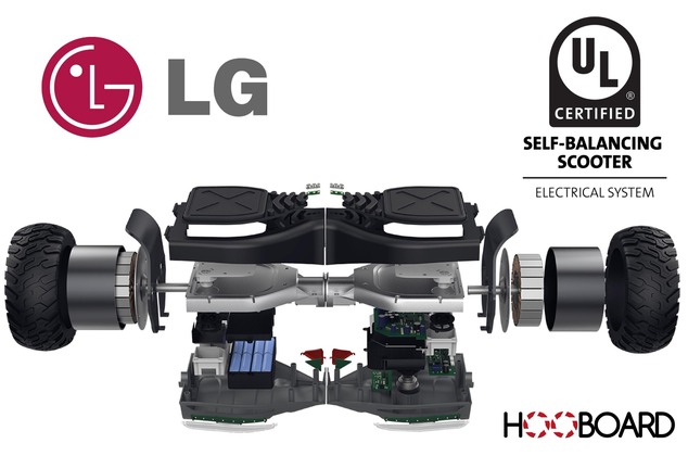Hooboard GO! 6,5" Hoverboard tout-terrain, gyropode intelligent, certifié UL, batterie LG