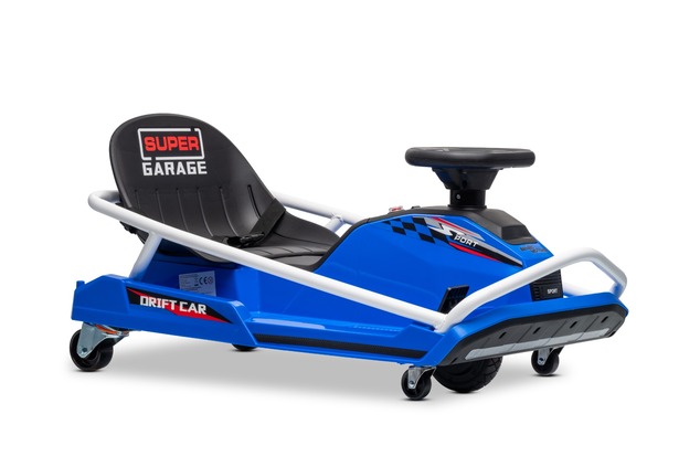 Drift kart elettrico 24V | Beneo Motors | Blu | Motore brushless 300 W | Batteria al litio | Modalit
