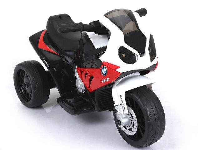 BMW S 1000 RR Elektromotorrad für Kinder, batteriebetrieben, 3 Räder, lizenziert, 1 Motor, 6 V