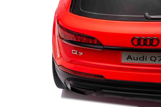 Audi Q7 Kinder Elektroauto Rot, Einsitzer, Unabhängige Federung, 12-V-Batterie, Fernbedienung