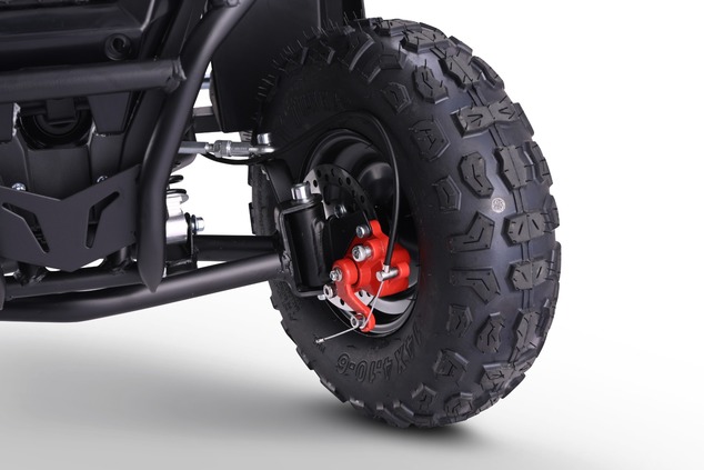 Kids Electric Mini Quad 800W | Beneo Motors Escape Red | Ages 4+ | 3-Speed Limiter