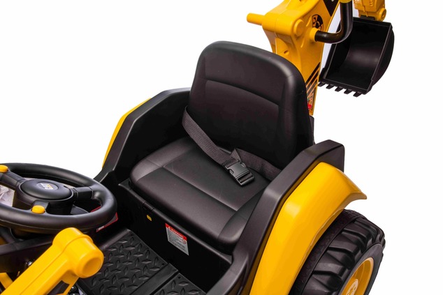 Licensed Caterpillar Electric Excavator with Slope and Excavation Bucket, Single Seater, Yellow, USB