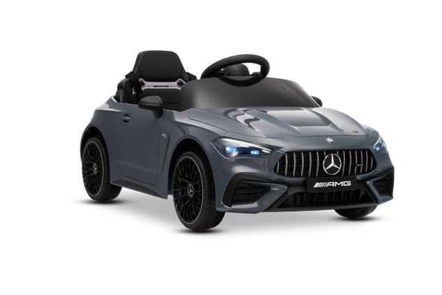 Electric Ride-on car Mercedes CLE 12V with rear-wheel drive, grey, Single seater, Lithium battery, L