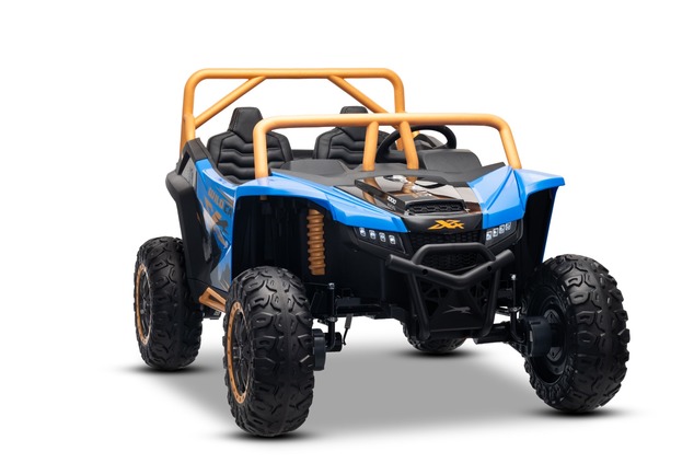 Electric Ride-on buggy Artic CAT XXL 4x4 24V, blue, two-seater, Soft EVA wheels, Powerful engines, L