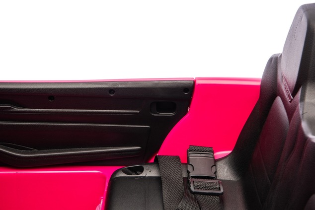 Electric Ride-on car Porsche Macan 12V Licensed with rear-wheel drive (Single seat), pink, Lithium b