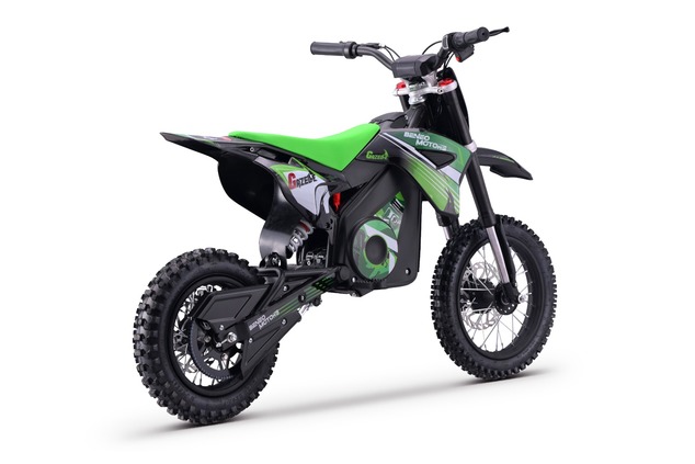 Elektro Dirtbike für Kinder 1000 W | Beneo Motors Gazelle Grün | geeignet für 6–10 Jahre | Geschwind