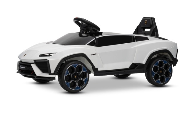 Electric Ride-on Car Lamborghini Lanzador 12V with rear-wheel drive, licensed (Single seater), white