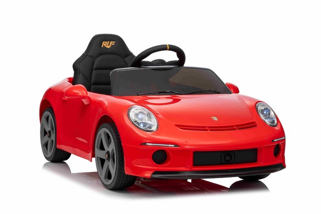 Electric Ride-on car RUF GT 12V, red, Opening doors, 2.4 GHz remote control, LED lights front and re