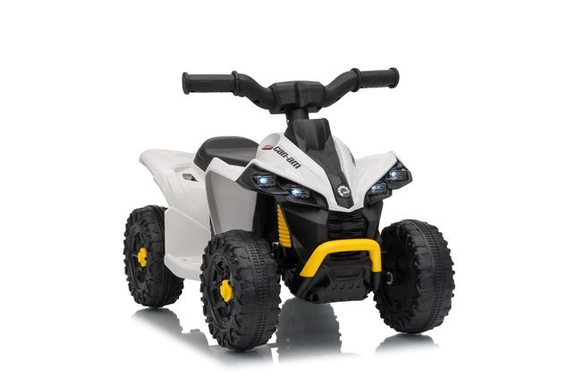 Licencovaná dětská elektrická mini čtyřkolka 25 W | Can-Am Renegade | Lithiový akumulátor 7,2 V | Bílá