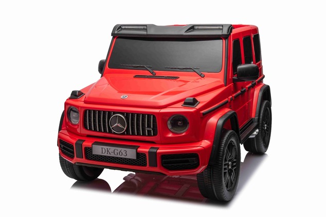 Electric Ride-on car Mercedes-Benz G63 AMG 4x4² Two-seater 12V, red, MP3 Player with USB/AUX input,