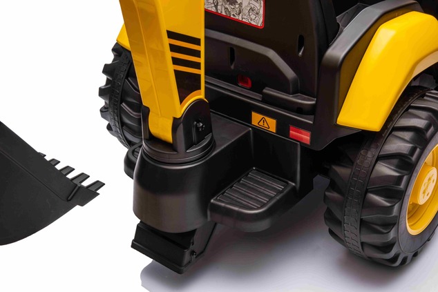 Licensed Caterpillar Electric Excavator with Slope and Excavation Bucket, Single Seater, Yellow, USB