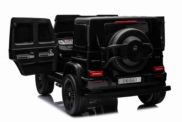 Electric Ride-on car Mercedes-Benz G63 AMG 4x4² Two-seater 24V, Black painted, MP4 Player with USB/A
