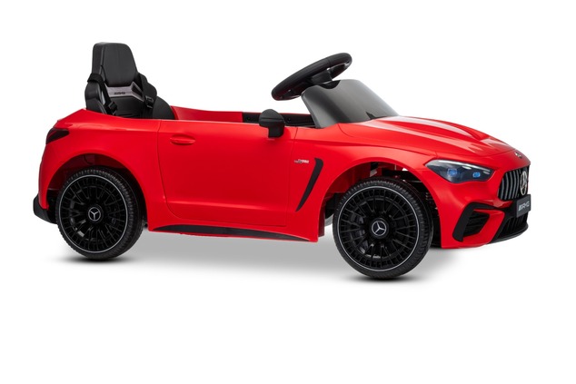Electric Ride-on car Mercedes CLE 12V with rear-wheel drive, red, Single seater, Lithium battery, LE