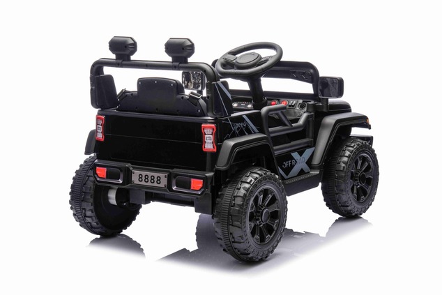 Electric car for children OFFROAD NEW with rear-wheel drive, black, Lithium battery, High chassis, W