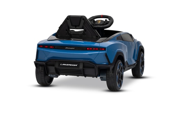 Electric Ride-on Car Lamborghini Lanzador 12V with rear-wheel drive, licensed (Single seater), blue,