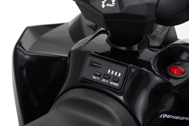 Licencovaná dětská elektrická mini čtyřkolka 25 W | Can-Am Renegade | Lithiový akumulátor 7,2 V | Černá