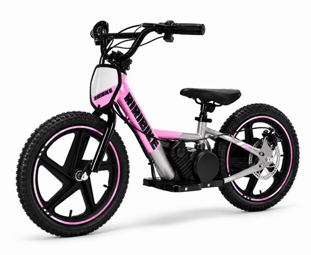 Elektrické odrážedlo 24 V, 250 W, 16" kola | Beneo Motors RIRIBIKE RTX6 S | Růžová