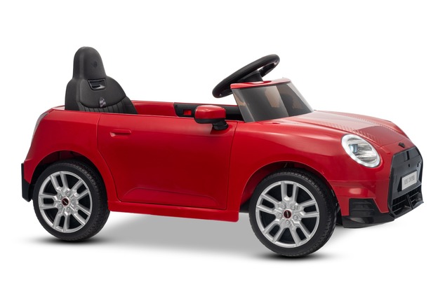 Electric Ride-on car Mini Cooper 12V, red, MP3 Player with USB and Bluetooth connection, 2.4 GHz rem