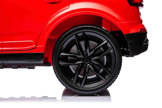 Audi Q7 Kinder Elektroauto Rot, Einsitzer, Unabhängige Federung, 12-V-Batterie, Fernbedienung