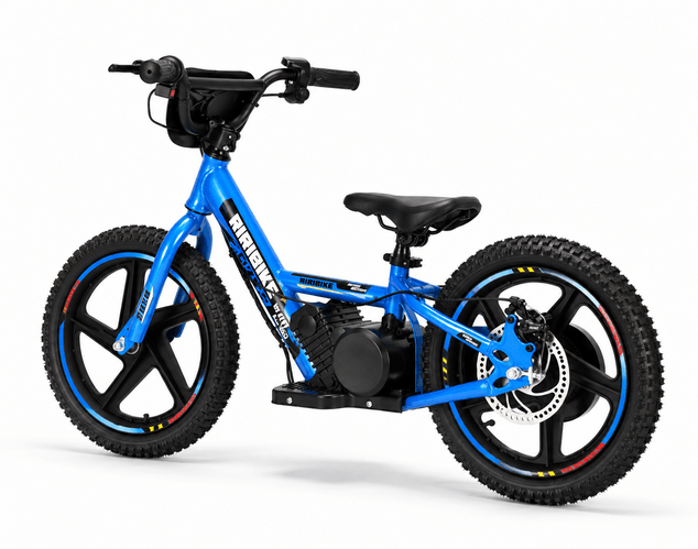 Elektrické odrážedlo 24 V | Beneo Motors RIRIBIKE RTX6 | Motor 250 W | 16" kola | Modré