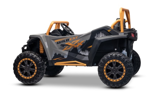 Electric Ride-on buggy Artic CAT XXL 4x4 24V, gray, two-seater, Soft EVA wheels, Powerful engines, L