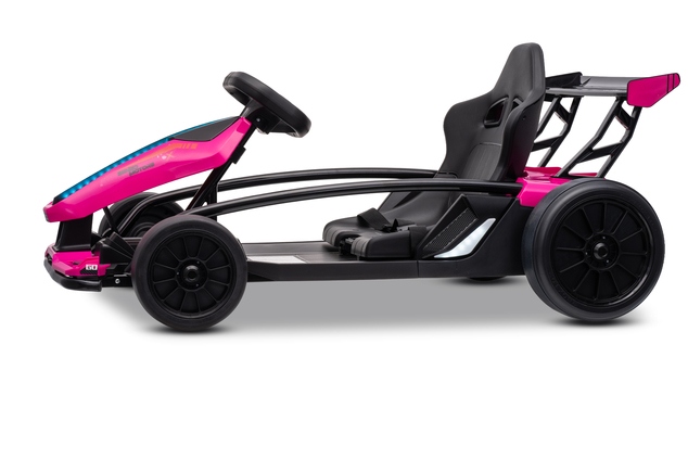 Drift kart elettrico per bambini 24 V | Beneo Motors Drift Car | Rosa | 2 × 200 W | Batteria al litio