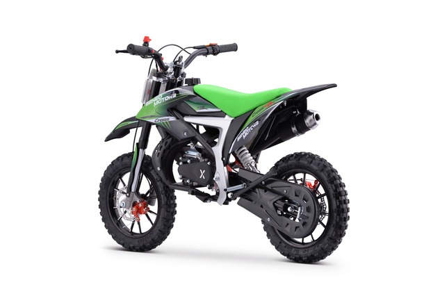 Kids Petrol Dirt Bike 50cc | Beneo Motors CROSS SX Green | Ages 4–8 | Speed Limiter