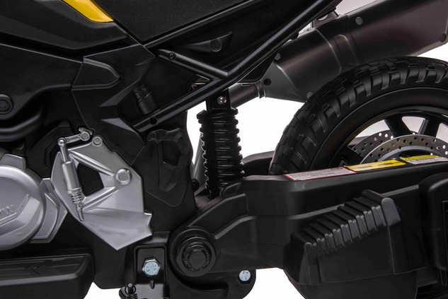 Electric Motorbike BMW F850 GS, Licensed, 12V battery, EVA soft wheels, 2 x 35W Engines, LED Lights,