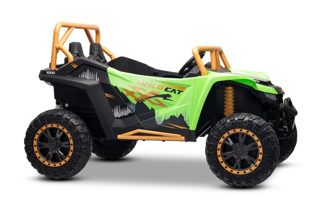 Electric Ride-on buggy Artic CAT XXL 4x4 24V, green, two-seater, Soft EVA wheels, Powerful engines, 