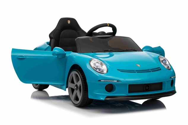 Electric Ride-on car RUF GT 12V, blue, Opening doors, 2.4 GHz remote control, LED lights front and r