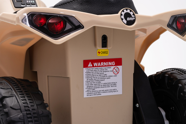 Dětská licencovaná elektrická mini čtyřkolka 25 W | Can-Am Renegade RS | Lithiový akumulátor 7,2 V | Khaki