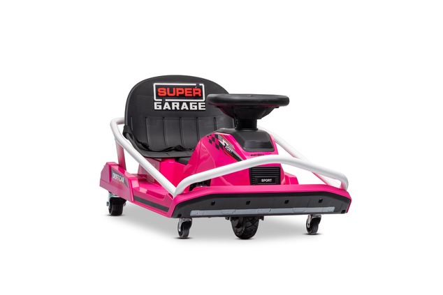 Drift kart elettrico 24V | Beneo Motors | Rosa | Motore brushless 300 W | Batteria al litio | Modali